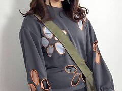 SNAPTOKYO273 Seductive Japanese Cutie Fucks Her Curly Pussy Hardcore With Big Dildo