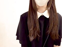 bainin4 Passionate Japanese Beauty Thrusting Wildly Over Vibrant Sex Toy