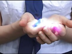 GHKQ62_01 Hot Japanese Teen With Short Hair Toys Herself Passionately