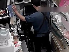 Beauty_seduces_two_male_colleagues_1 Sultry Redhead Takes Big Dick Deep In Her Mouth