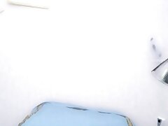 Beauty_salon_secretly_photographed_1 Hot Japan Babe in Stockings Gives Tempting Footjob Delight